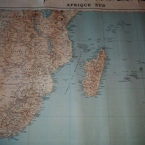 carte générale Afrique sud d'après la bathymétrique 1945 - Picture 2 of 10