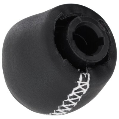 Pommeau De Levier De Vitesse Cuir Noir Et Chrome Pour Renault Clio III Et Master - Neuf