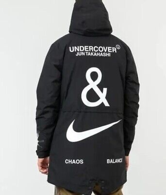 NIKE x Undercover Chaos Balance Black Fishtail Parka w/ 2-in NIKE x Undercover Chaos Balance Black Fishtail Parka w/ 2-in