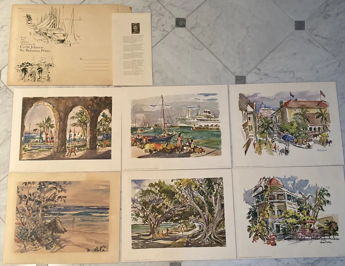 London Cecile Johnson Watercolor