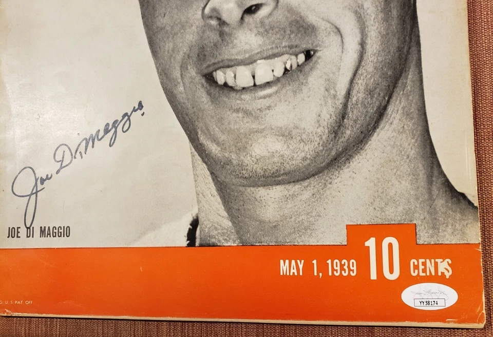 1939 Full Life Magazine Joe Dimaggio New York Yankees AUTO JSA LOA #YY58174 - Image 3 of 4