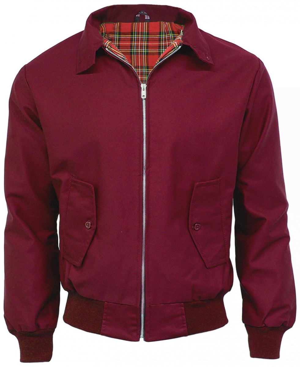 New Men's Harrington Made in England Retro Bomber Scooter Mod