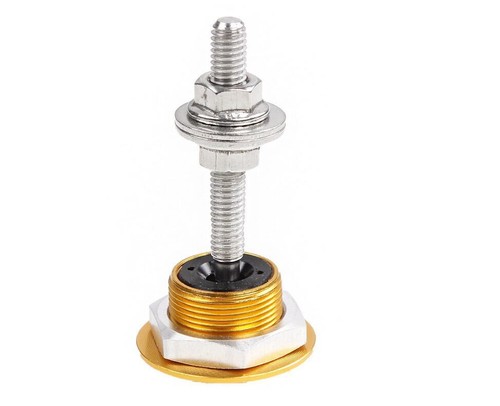 2PCS 30MM Car Bonnet Hood Pin Lock Clip Push Button Kit Quick Release Latch Gold - Picture 6 of 6
