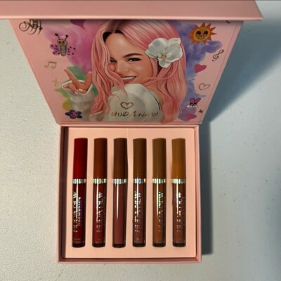 Karol G Huda New  MATTE Liquid Lipstick Set 6 Colors