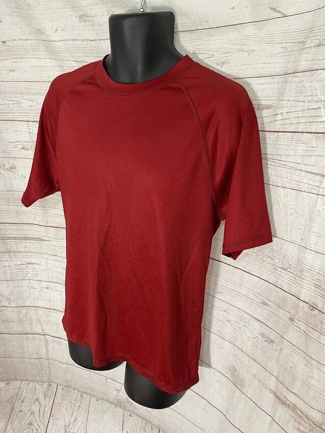 Camiseta ZeroXposur Protección Solar Hombre Manga Corta Vinous-Rojo Talla M Foto 2 de 4