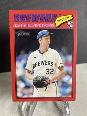2026 Heritage Jacob Misiorowski Red Border Parallel Mega Box Exclusive