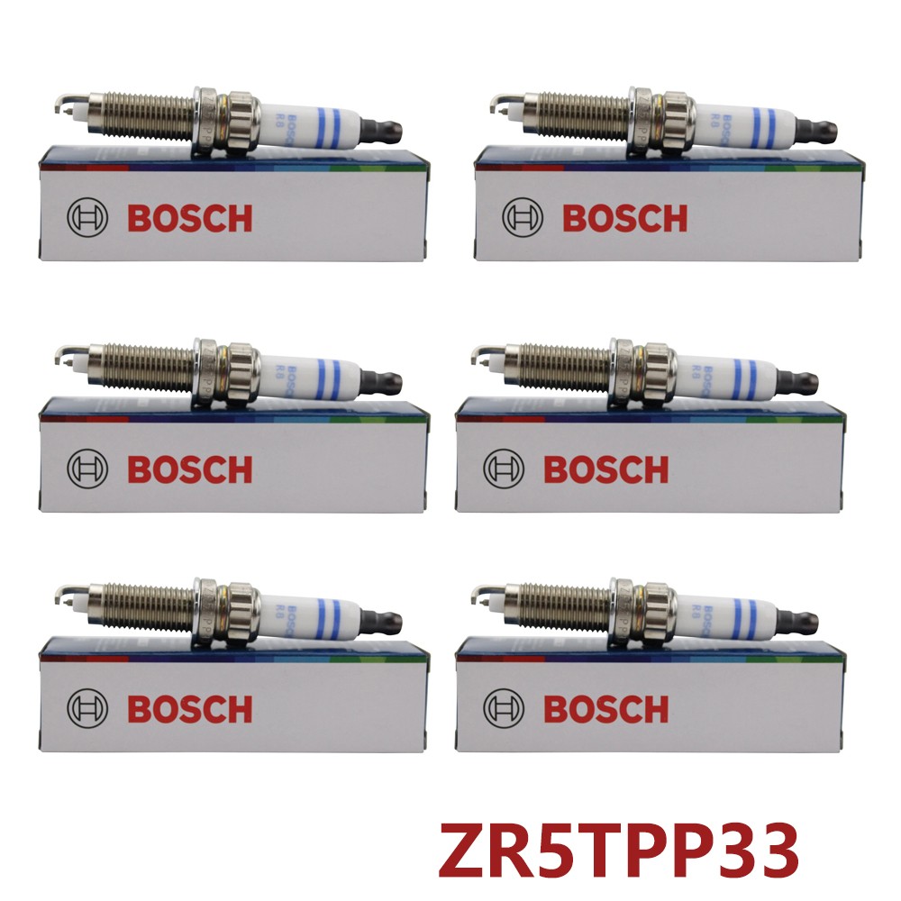 OEM 6PCS ZR5TPP33 Spark Plug High Power Fits For Bosch BMW E82 E88 F32 F10