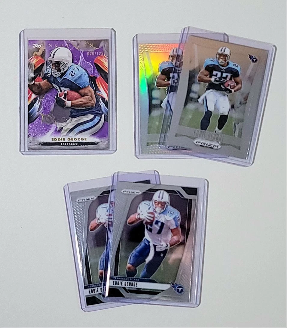 [5] EDDIE GEORGE 2024 TOPPS INCEPTION PRIZM DECA PURPLE SILVER /125 Q2777