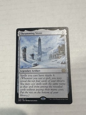 THRUMMING STONE # 315 (NM) Double Masters 2022 2X2 Magic MTG LC1