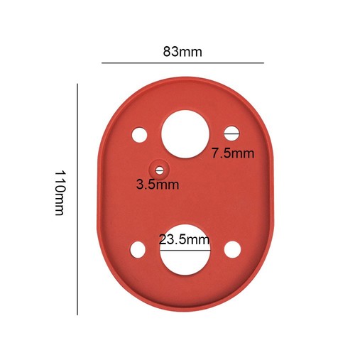 1PC Red Car Heater Gasket Base Rubber Pad Diesel Parking Heater Mounting Pad - Picture 7 of 9
