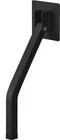 Yamazaki folding Door stopper long black W7 × D8 × H25cm double-sided tape 3727