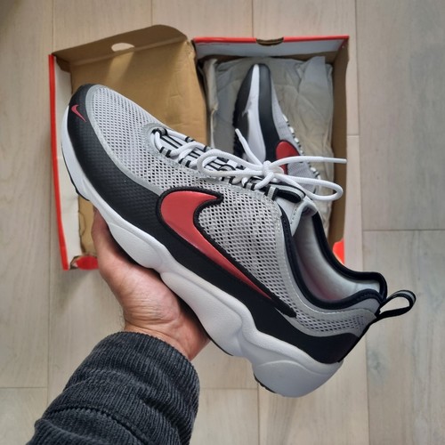 Nike Air Zoom Spiridon Ultra Men's OG Metallic Silver Desert Red UK11 - Picture 1 of 6
