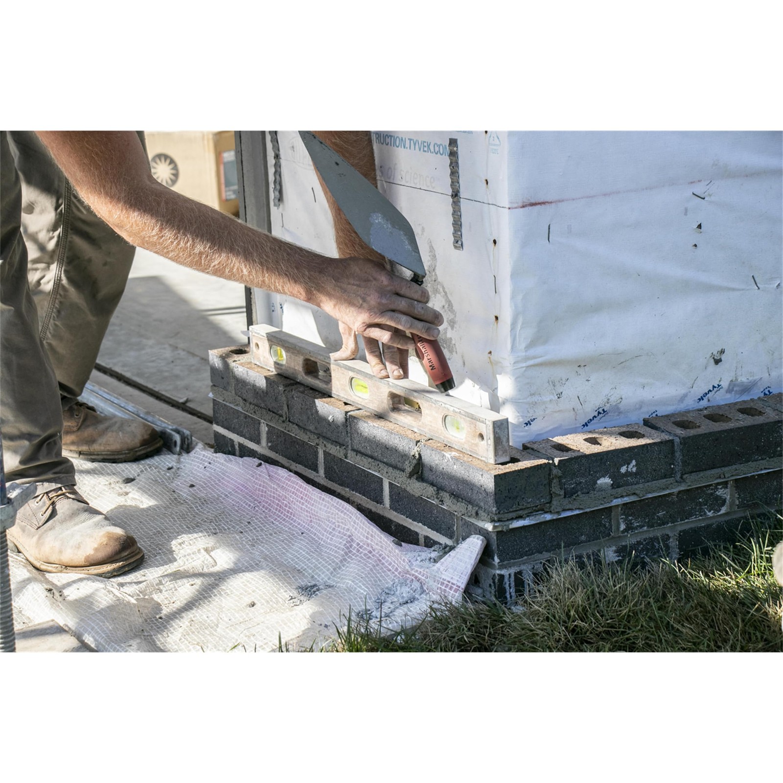 Brick Trowels, London Style, 12 x 5-1/8 Inch, DuraSoft Handle, Brickwork, Blo...