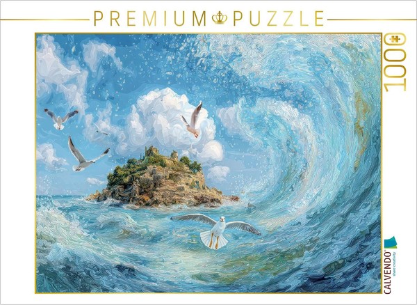 Calvendo Puzzle By The Water | 1000 Pieces, Finished Size 25.2 × 18.9 In (64 × 4-image