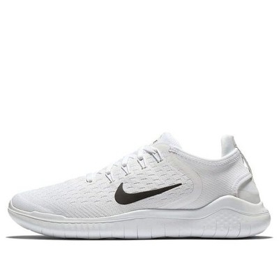 Women's Nike Free RN 2018 White Black Run Running 942837-100 sz 5
