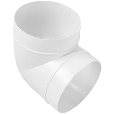 90-Degree Duct Connector 5-Inch Elbow for Flex or Straight Pipe HVAC