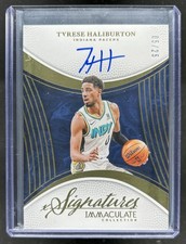 2024-25 Panini Immaculate Tyrese Haliburton Signatures Auto #/25