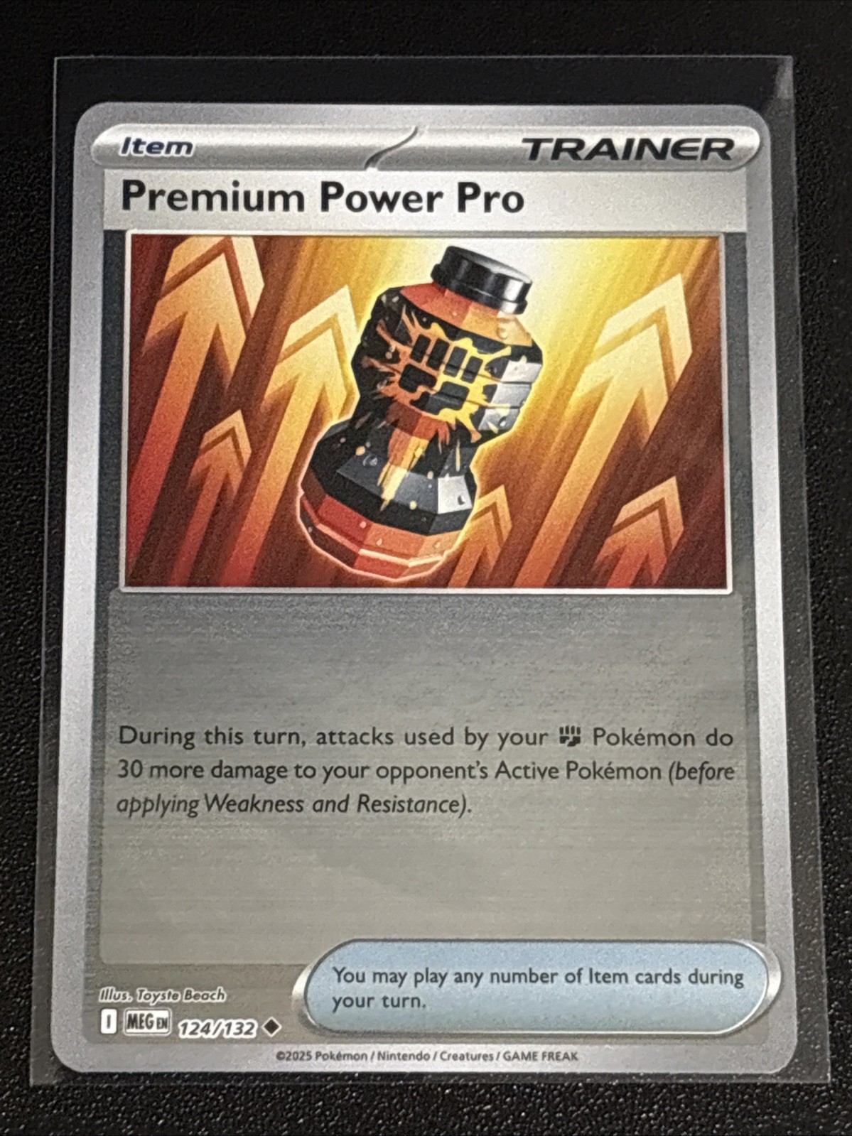 Pokémon TCG Mega Evolution Premium Power Pro Reverse Holofoil 124/132 NM