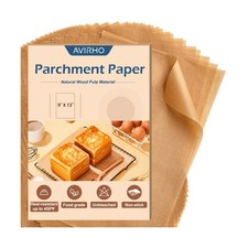 Unbleached Parchment Paper Baking Sheets, 9x13IN Precut Non-Stick Parchment P...