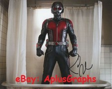 PAUL RUDD...  Charming Superhero: Ant-Man - SIGNED