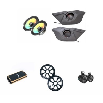 Diamond Audio '20-24 RZR Pro Upgrade Bundle - front door speakers, 8'' tower s...