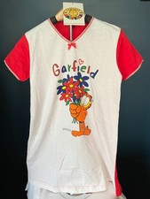 Vintage PAWS Garfield Sleep Shirt: Bouquet of Flowers, New w/ Tags, Girls Size 8