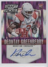 2015 Prizm Collegiate Draft Picks Purple Flash 4/99 Deontay Greenberry Auto k1n