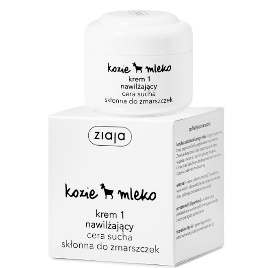 ZIAJA Goat's Milk  cream 1 Moisturizing dry skin anti wrinkle Vit E B5 UV 50ml