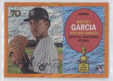 2021 All-Star Rookie Cup Base Statue Orange Holofractor 12/25 Deivi Garcia s1i