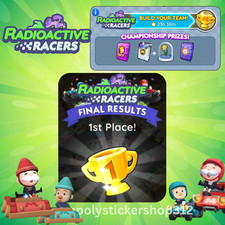   Mono Radioactive Racers Monopoly GO Best 1ST PLACE Tycoon Racer Monopoly