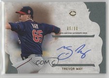 2015 Topps Supreme Simply Supreme Auto Green 5/50 Trevor May #SSA-TM Auto 1s7