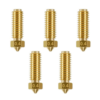 5x 0,4mm Düse Messing Anycubic Kobra S1 3 V2 Nozzle Ersatz Set 3D Drucker