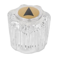 OakBrook RP 13090 Clear Plastic Knob Style Hot and Cold Universal Faucet Handle