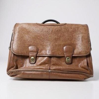 バッグ OLD COACH briefcase leather turnlock USA VTG Coach Bag Adult Brown Leather Messenger Briefcase Essex