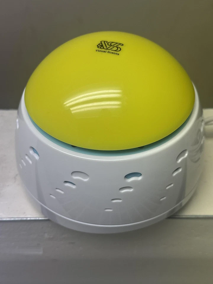 Visual Scents Easy Sleeper Aroma Diffuser Air Purifier Model JES-02 White Yellow - Image 2 of 4