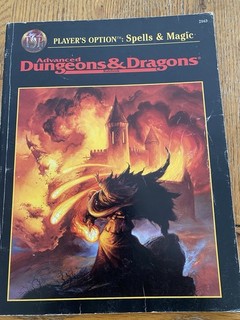 TSR Player's Option: Spells & Magic AD&D 2nd Ed Rulebook 2163