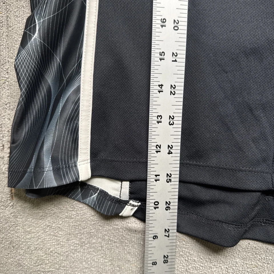 Pearl Izumi Womens Cycling Vest XL Black Graphic Print Sleeveless Zip Activewear - Image 4 of 4