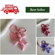 Cute Cartoon Dog Keychain Pendant Zinc Alloy Unisex Gift Accessory