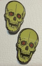 Anime Green Skull Enamel Pin Brooch Bag Shirt Lapel Badge Halloween Motorcycle