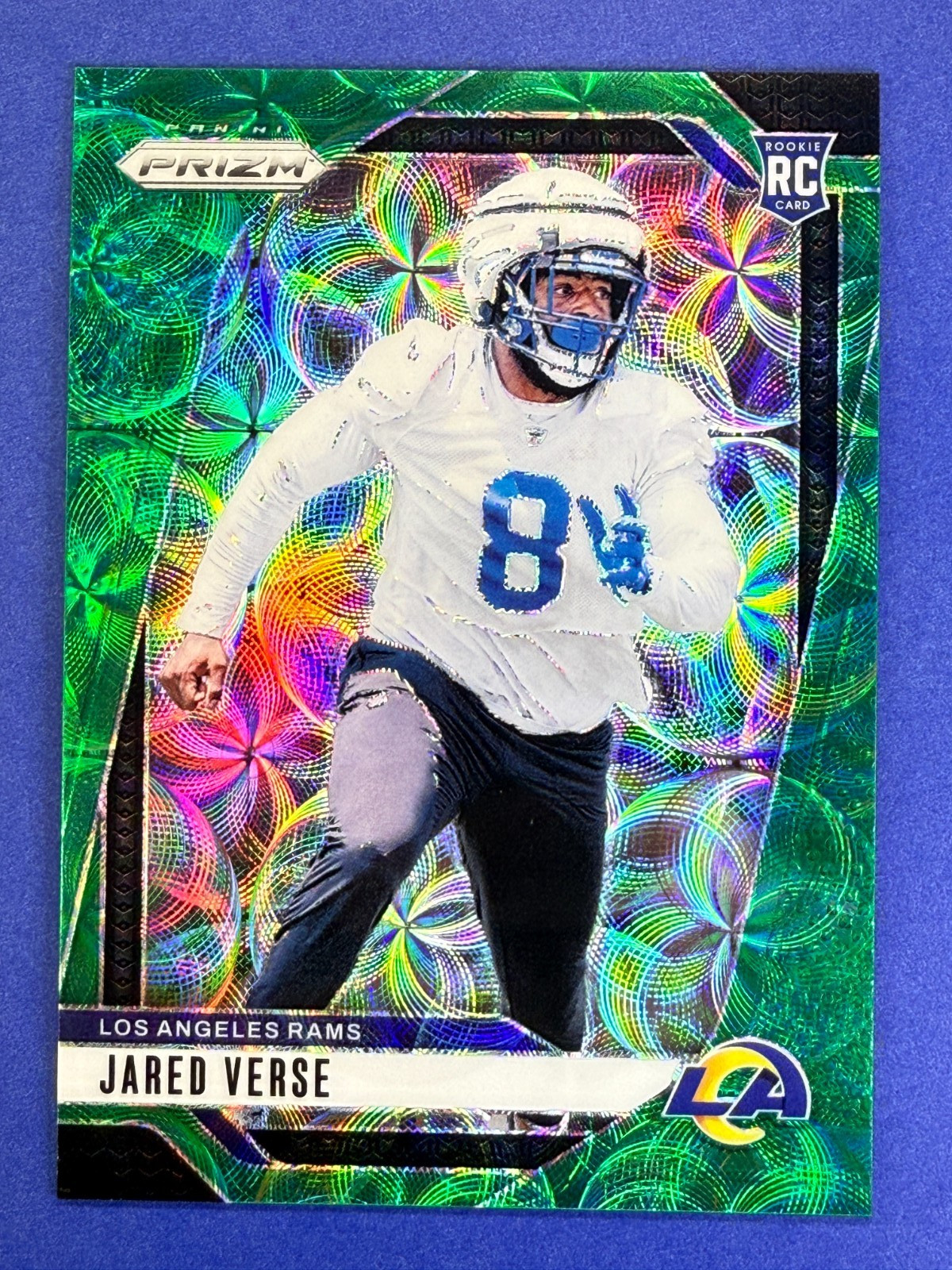 JARED VERSE 2024 Panini Prizm 54/75 GREEN SCOPE rookie Los Angeles Rams #341