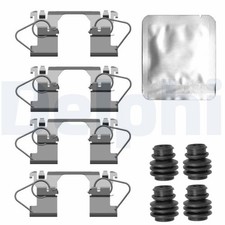 DELPHI Zubehörsatz Scheibenbremsbelag LX0744 für OPEL CROSSLAND P17 P2QO LPG LY