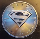 2016 Superman Royal Canadian Mint DC Comics Bullion-0.999 Silver 1 Oz Art Coin