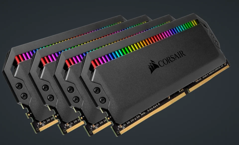 Corsair Dominator Platinum RGB 64GB (4x16GB) DDR4 3200MHz C16 XMP 2.0 Black -NIB - Image 3 of 4