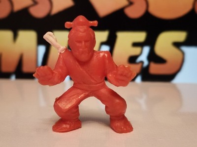 N.I.N.J.A. Mites #12 Karate, Red. NINJA MIMP M.U.S.C.L.E. -y. Vtg 80s Toys.