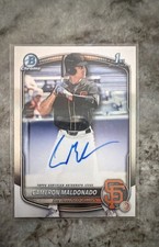 Cam Maldonado 2025 Bowman Draft Chrome Prospect Autographs #CPA-CMA Giants Auto