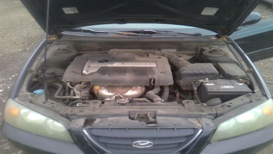 Used Left Sun Visor fits: 2004 Hyundai Elantra without illumination Htbk w/o sun Foto 2 de 4