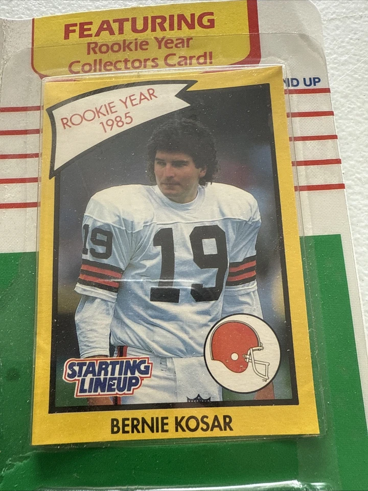 Vintage 1990 Starting Lineup CLEVELAND BROWNS Bernie Kosar NEW. - Image 4 of 4