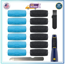 12 Pack Replacement Rollers for Amope and Dr Scholl's Foot File