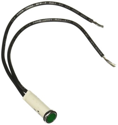 Painless Performance 80205 Dash Indicator Light, Green, 5/16''