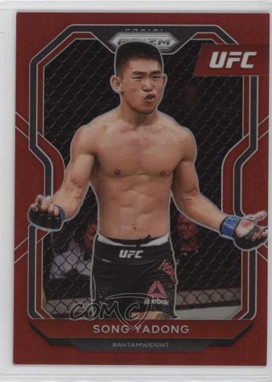 2021 Panini Prizm UFC Red Prizm 259/275 Song Yadong #97 15wb